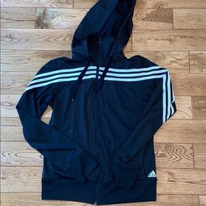 Kids Adidias Zip up Sweatshirt